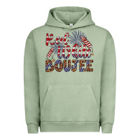 Pigment Oil Green red white boujee Urban Hoodie - Artiststas