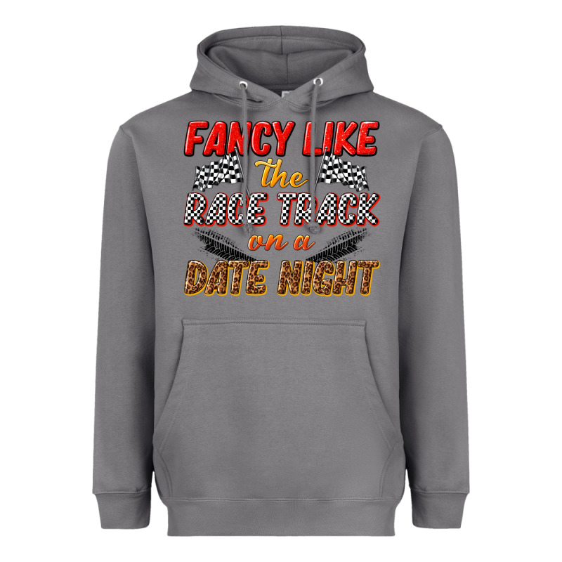 Fancy Like The Race Track On A Date Night Heavyweight Hoodie by texasbilliewilder | Teevron