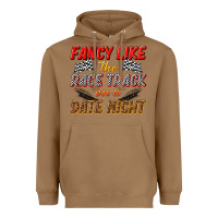 Toasted Coconut fancy like the race track on a date night Heavyweight Hoodie - texasbilliewilder