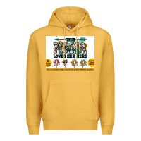 Mustard This mama  loves her herd goats Premium Hoodie - Jasminsmagicworld