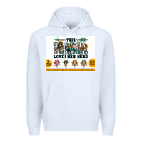 White This mama  loves her herd goats Premium Hoodie - Jasminsmagicworld