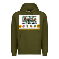 Army Green This mama  loves her herd goats Premium Hoodie - Jasminsmagicworld