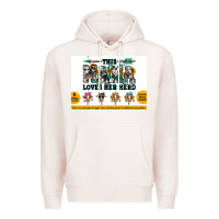 Pale Pink This mama  loves her herd goats Premium Hoodie - Jasminsmagicworld