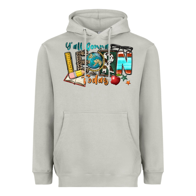 Y'all Gonna Learn Today Heavyweight Hoodie by Zillion Design Studio | Teevron