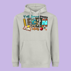 Y'all Gonna Learn Today Heavyweight Hoodie Designed By Zillion Design Studio
