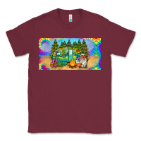 Burgundy hippie soul license plate Classic Tee - BarkalooDesign