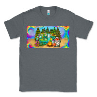 Charcoal Heather hippie soul license plate Classic Tee - BarkalooDesign