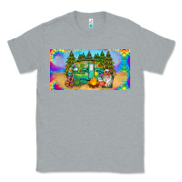 Heather Grey hippie soul license plate Classic Tee - BarkalooDesign