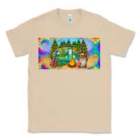 Mushroom hippie soul license plate Classic Tee - BarkalooDesign