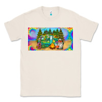 Natural hippie soul license plate Classic Tee - BarkalooDesign