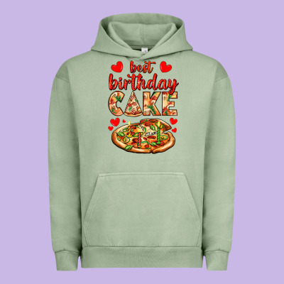 Best Birthday Cake Pizza Urban Hoodie Designed By Adodesignshop