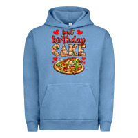 Pigment Pebble Blue best birthday cake pizza Urban Hoodie - AdoDesignShop