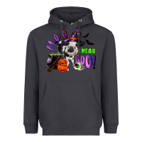 Smoke Moo I Mean Boo Baby Cow Heavyweight Hoodie - RanaPortraitStore