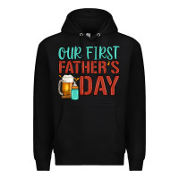 Black our first father's day Premium Hoodie - Artiststas