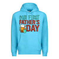 Ocean Blue our first father's day Premium Hoodie - Artiststas