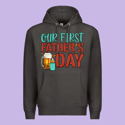 Our First Father's Day Premium Hoodie Designed By Artiststas