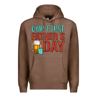 Chestnut our first father's day Premium Hoodie - Artiststas