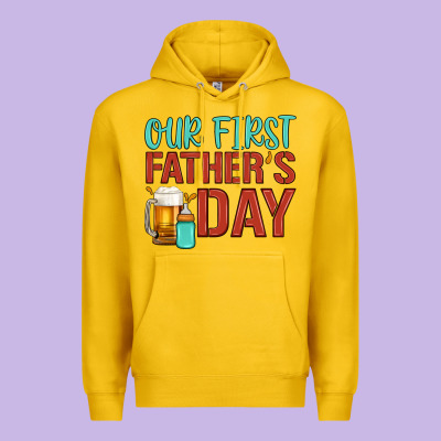 Our First Father's Day Premium Hoodie Designed By Artiststas