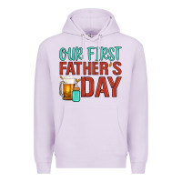 Lilac our first father's day Premium Hoodie - Artiststas