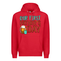 Red our first father's day Premium Hoodie - Artiststas