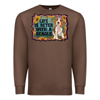 Chestnut life is better with a beagle Premium Sweatshirt - RanaPortraitStore