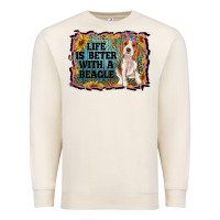 Sandshell life is better with a beagle Premium Sweatshirt - RanaPortraitStore