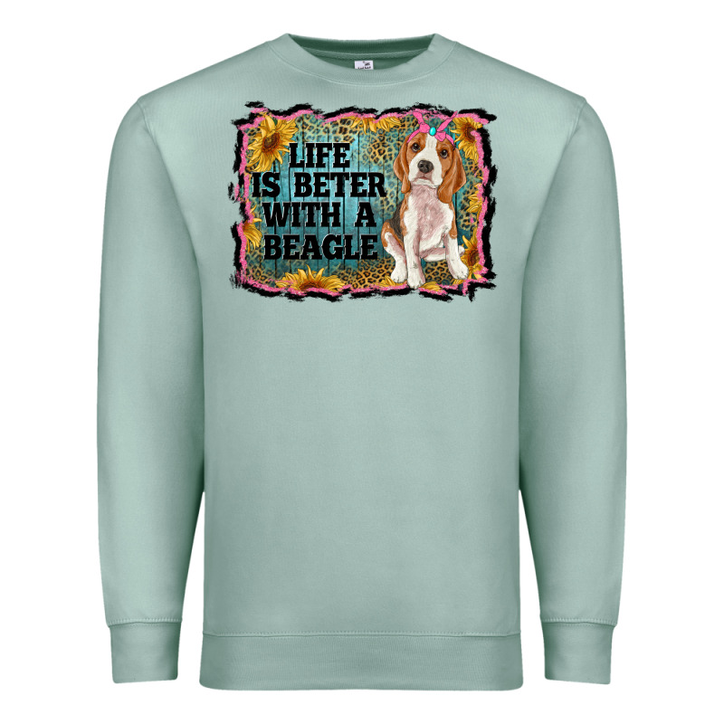 Life Is Better With A Beagle Premium Sweatshirt by RanaPortraitStore | Teevron