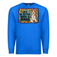 True Royal life is better with a beagle Premium Sweatshirt - RanaPortraitStore