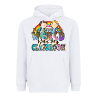 White the future of the world is in my classroom Heavyweight Hoodie - Zillion Design Studio