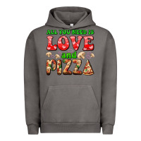 Pigment Tornado all you need is love and pizza Urban Hoodie - AdoDesignShop