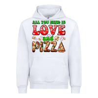 All You Need Is Love And Pizza Urban Hoodie | Teevron