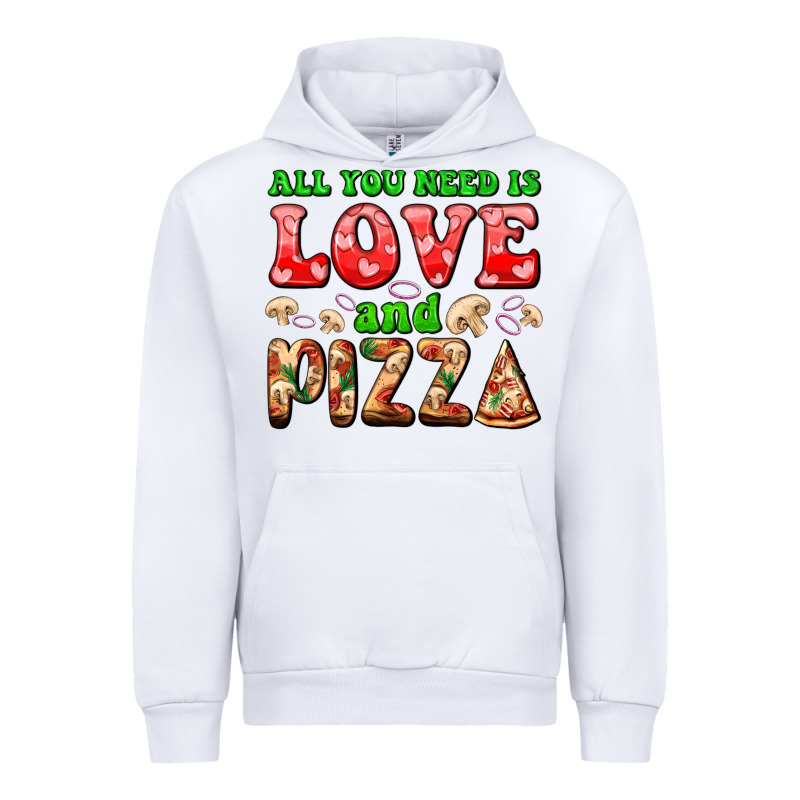 All You Need Is Love And Pizza Urban Hoodie by AdoDesignShop | Teevron