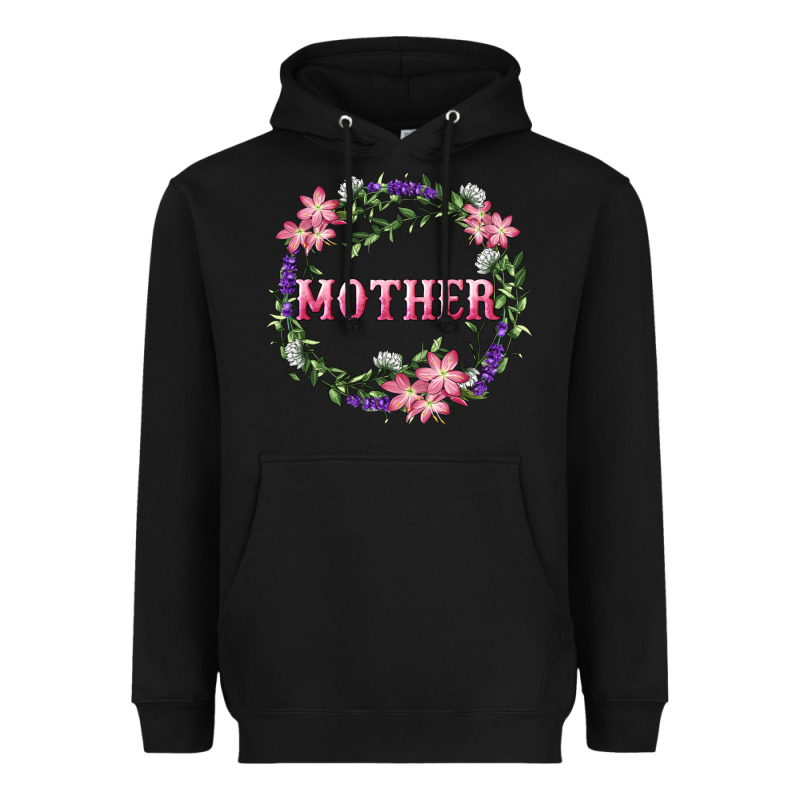 Mother With Floral Wreath Heavyweight Hoodie by RanaPortraitStore | Teevron
