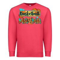 Cardinal basketball mama with leopard Premium Sweatshirt - Zillion Design Studio