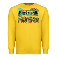 Lemon basketball mama with leopard Premium Sweatshirt - Zillion Design Studio