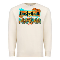 Sandshell basketball mama with leopard Premium Sweatshirt - Zillion Design Studio