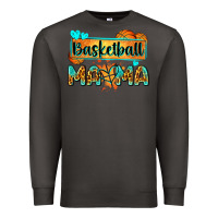 Smoke basketball mama with leopard Premium Sweatshirt - Zillion Design Studio