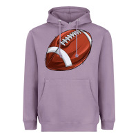 Lavender football Heavyweight Hoodie - texasbilliewilder