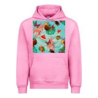 Fuchsia Pink summer vibes seamless pattern Urban Hoodie - BundleAndBundleShop