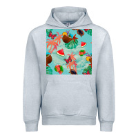 Heather Grey summer vibes seamless pattern Urban Hoodie - BundleAndBundleShop