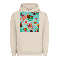 Pigment French Oak summer vibes seamless pattern Urban Hoodie - BundleAndBundleShop