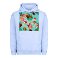 Pigment Grape Ice summer vibes seamless pattern Urban Hoodie - BundleAndBundleShop