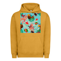 Pigment Peanut Butter summer vibes seamless pattern Urban Hoodie - BundleAndBundleShop