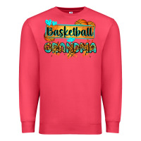 Cardinal basketball grandma with leopard Premium Sweatshirt - Zillion Design Studio