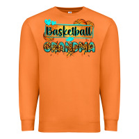 Carrot basketball grandma with leopard Premium Sweatshirt - Zillion Design Studio