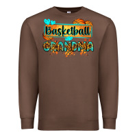 Chestnut basketball grandma with leopard Premium Sweatshirt - Zillion Design Studio