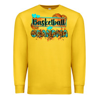 Lemon basketball grandma with leopard Premium Sweatshirt - Zillion Design Studio