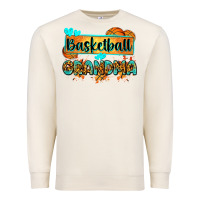 Sandshell basketball grandma with leopard Premium Sweatshirt - Zillion Design Studio