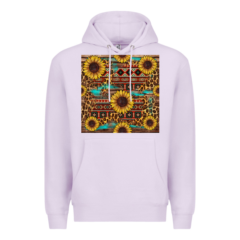 Sunflower And Leopard Seamless Pattern Premium Hoodie by BundleAndBundleShop | Teevron