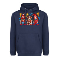 Navy football gnome with element Heavyweight Hoodie - texasbilliewilder